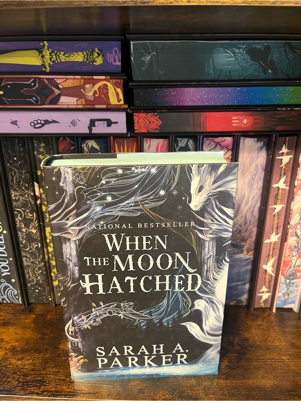 When the Moon Hatched by Sarah A. Parker OOP Hardcover Deluxe